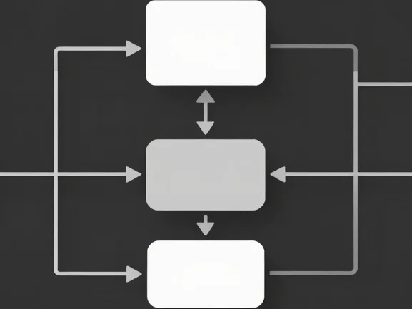 Minimalist vector schematic of a data pipeline architecture, dark mode UI, crisp lines, neutral tones, ultra-sharp preci