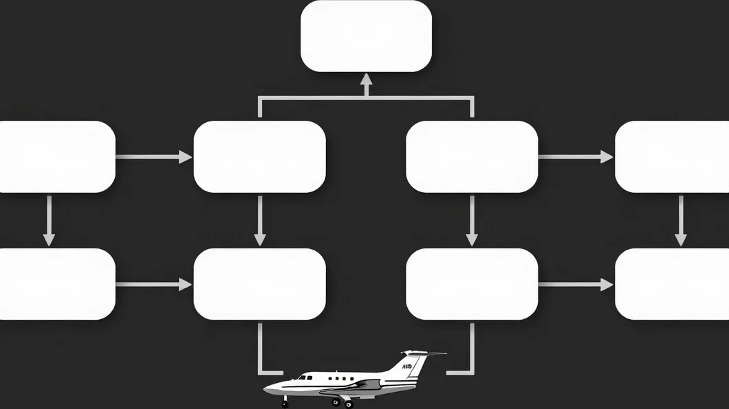 Minimalist vector diagram of an n8n workflow, clean nodes and con